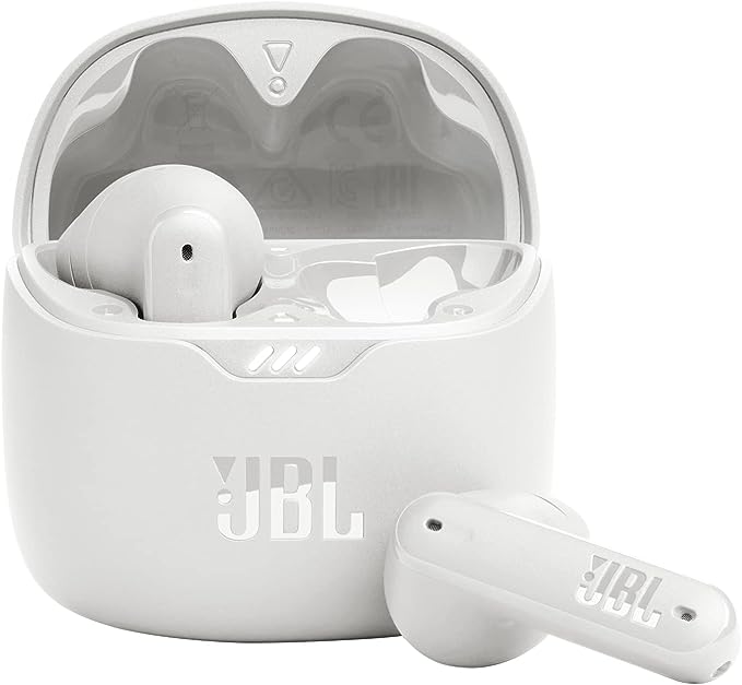 True Wireless Noise Cancelling Earbuds (White), Small